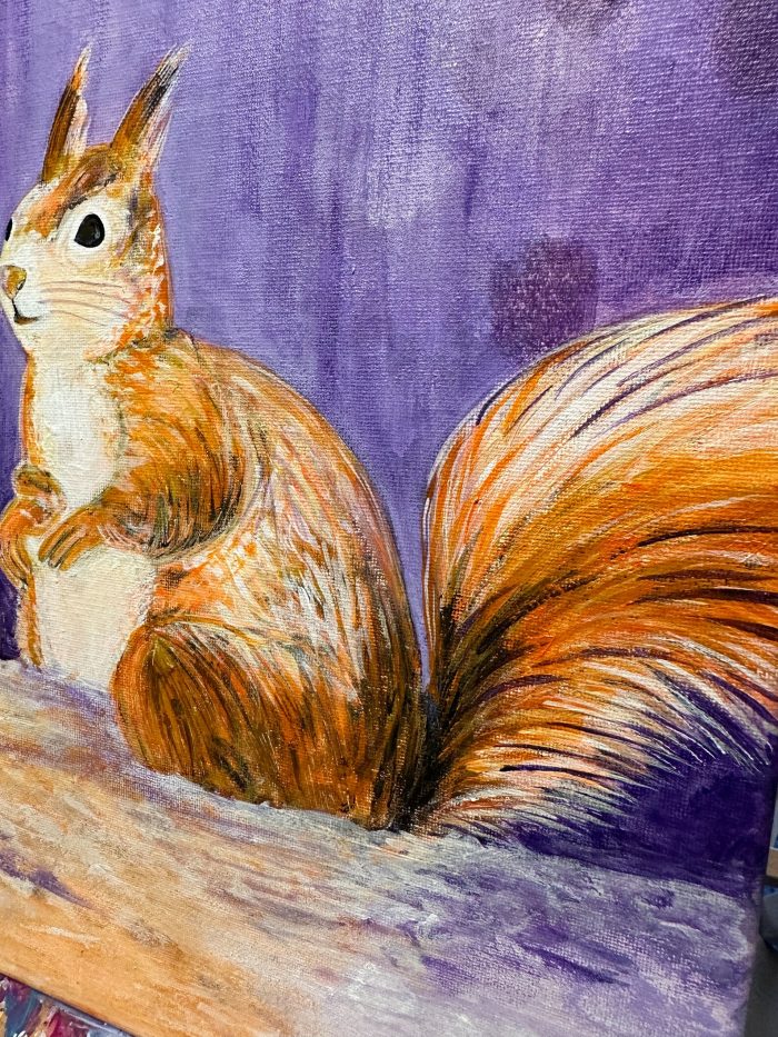 Kleines Eichhörnchen im Rahmen – Bild 6