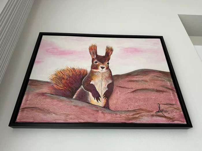 Einsames Eichhörnchen in der Wüste – Bild 4