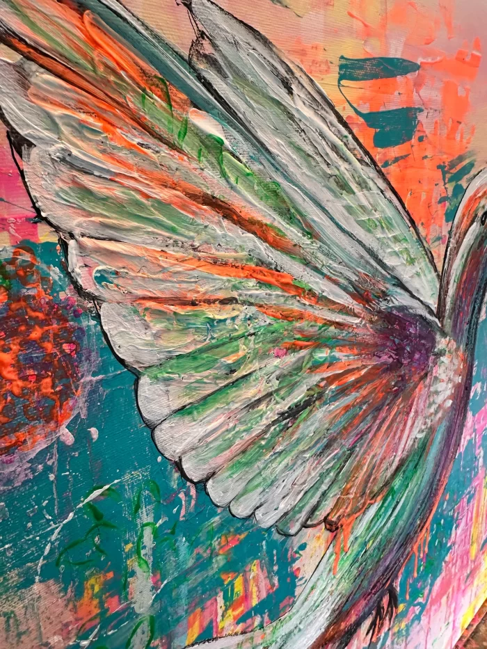 Farbenreicher Colibri in Großformat – Bild 7