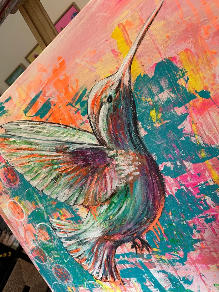 Farbenreicher Colibri in Großformat – Bild 5