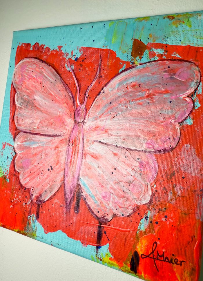 Neon Schmetterling Mini – Bild 3