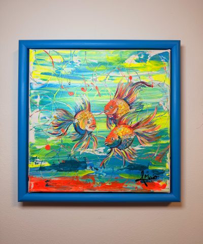 Bunte Neonfische Mini