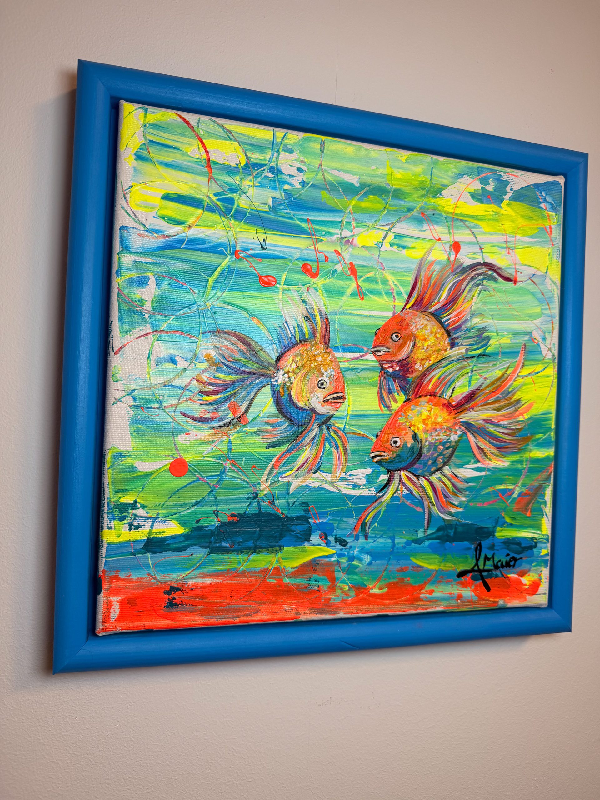 Bunte Neonfische Mini – Bild 4