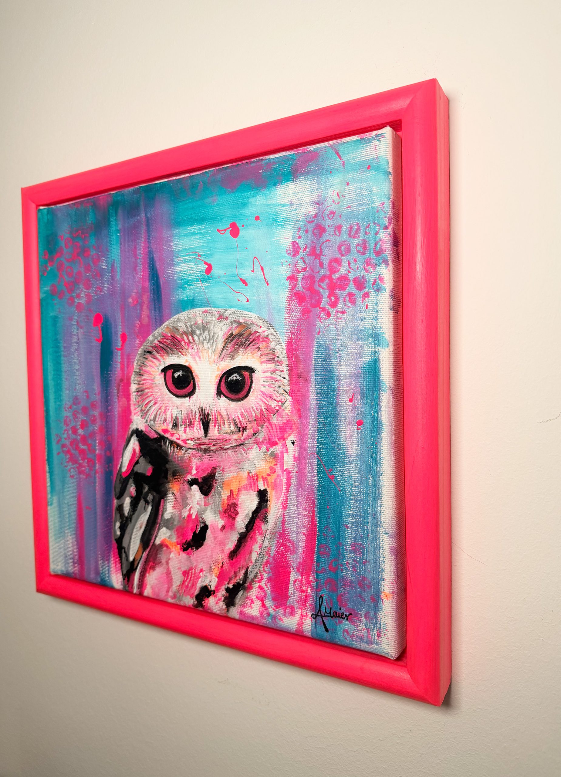 Pinke Baby Eule – Bild 6