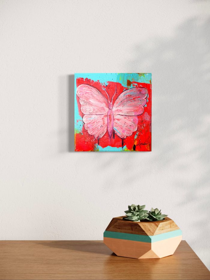 Neon Schmetterling Mini – Bild 2