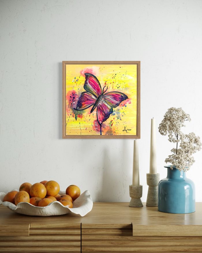 Der fliegende Schmetterling in Neonpracht – Bild 2