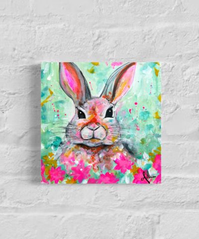 Hase in der Blumenwiese