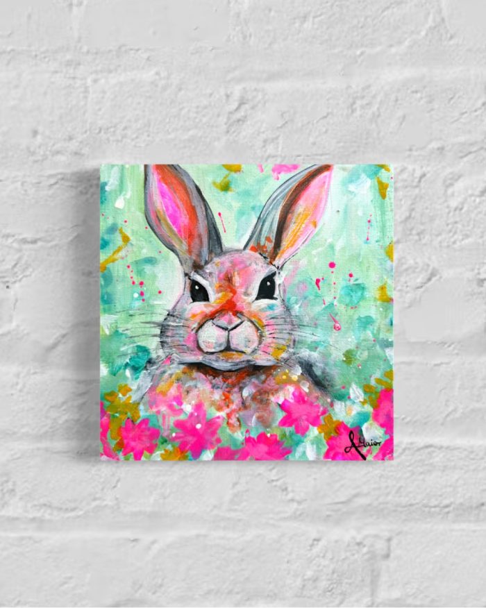 Hase in der Blumenwiese
