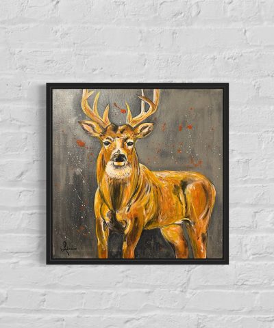 Der starke Hirsch im Schein