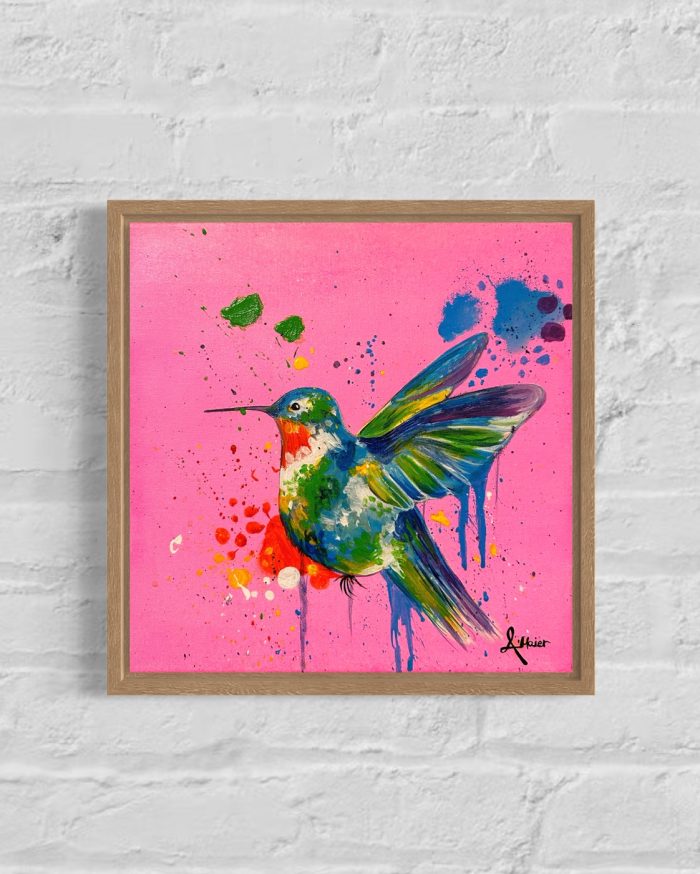 Der kleine Colibri in Pink