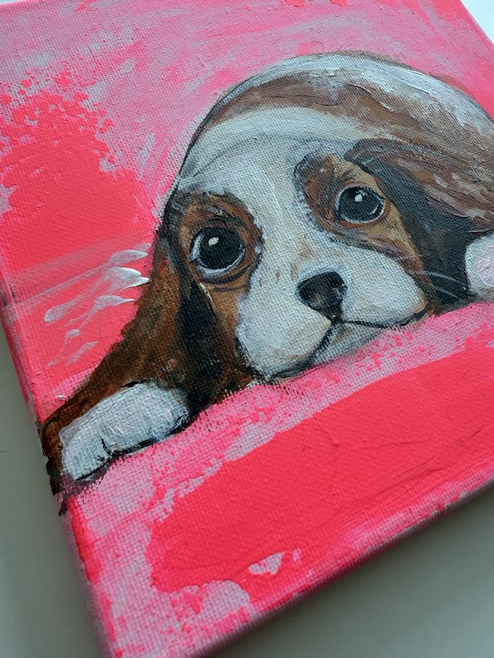 Hund mit Schlappohren Mini – Bild 4