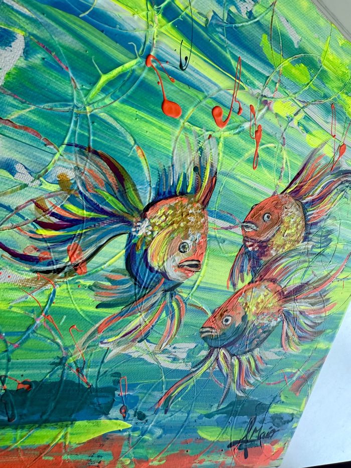 Bunte Neonfische Mini – Bild 7