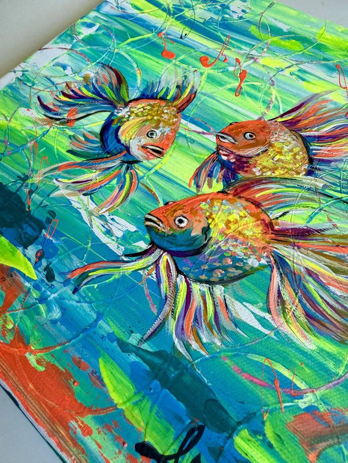 Bunte Neonfische Mini – Bild 5