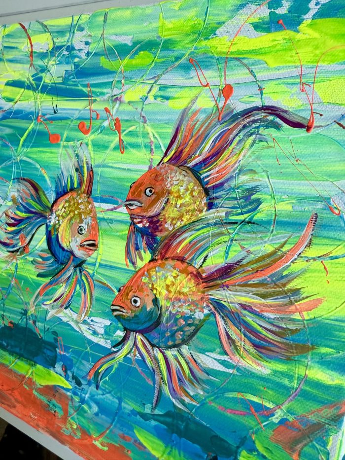 Bunte Neonfische Mini – Bild 8