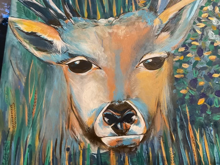 Der Hirsch im goldenen Garten – Bild 3