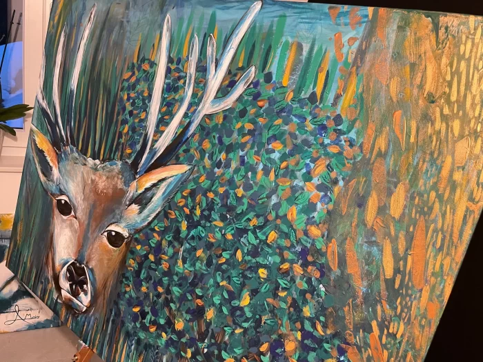 Der Hirsch im goldenen Garten – Bild 4