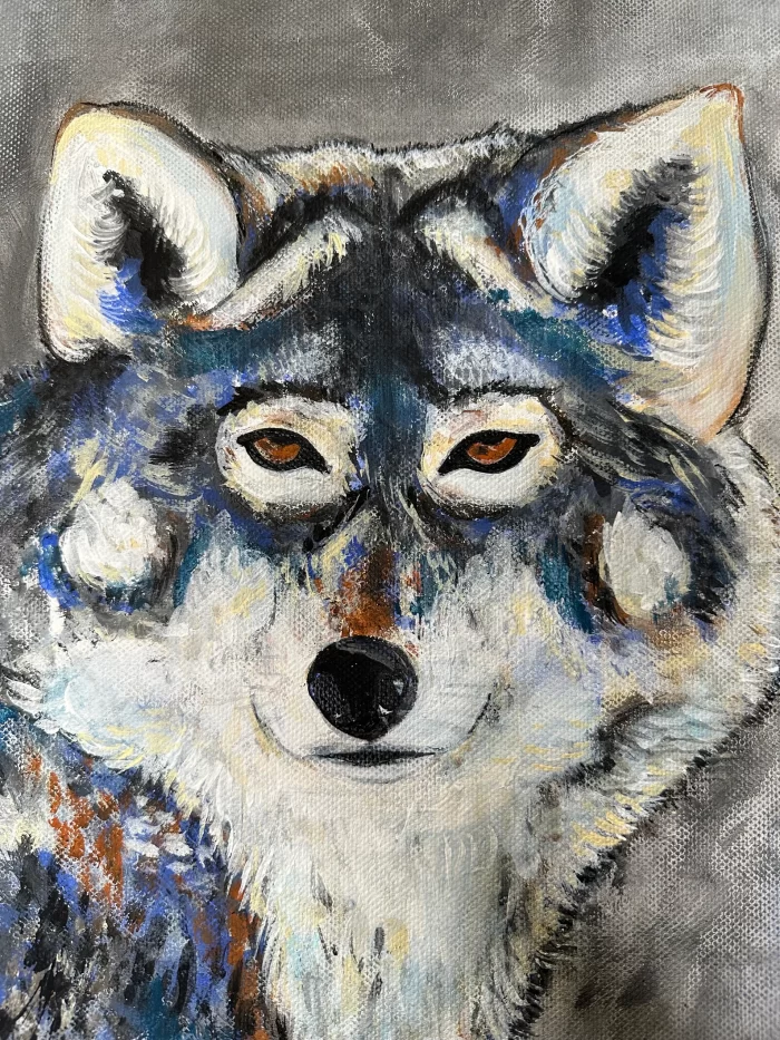 Wolf In the Winter Landscape – Bild 4