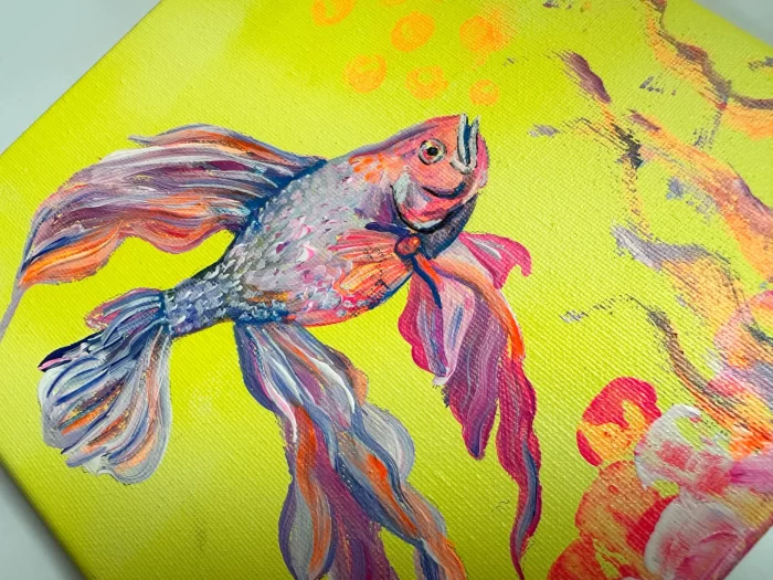 Neon Schleierfisch Mini – Bild 3