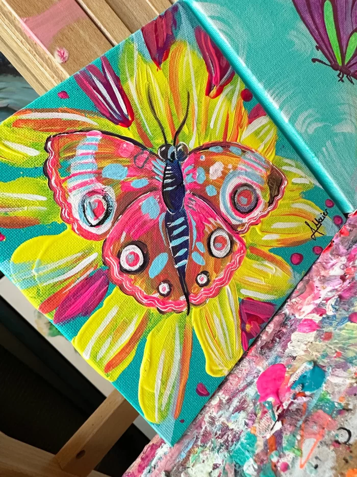 Schmetterling in der Blume – Bild 4