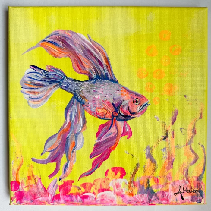 Neon Schleierfisch Mini – Bild 4