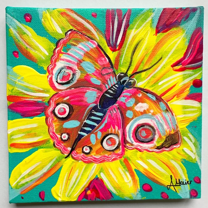 Schmetterling in der Blume – Bild 3