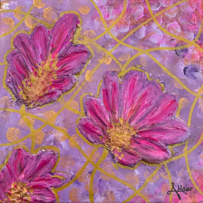 Retro Blumen – Bild 3