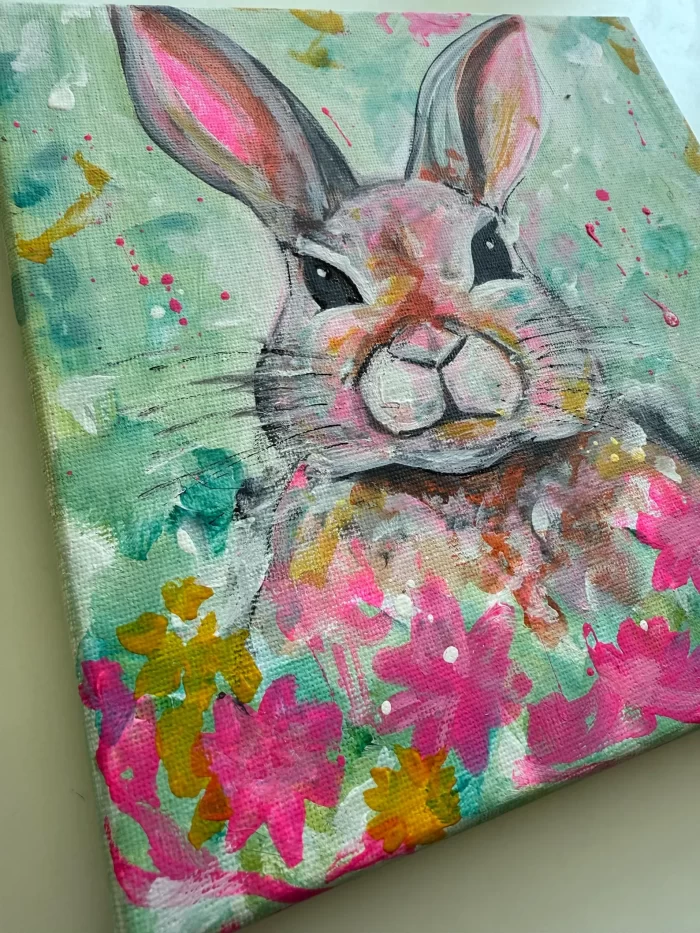 Hase in der Blumenwiese – Bild 3