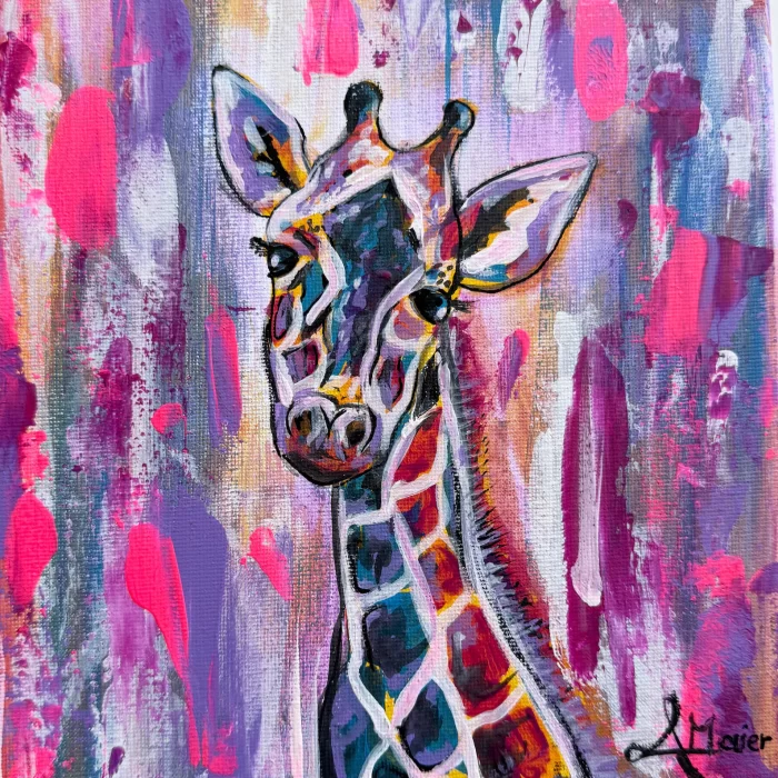 Farbenreiches Giraffen Mini – Bild 3