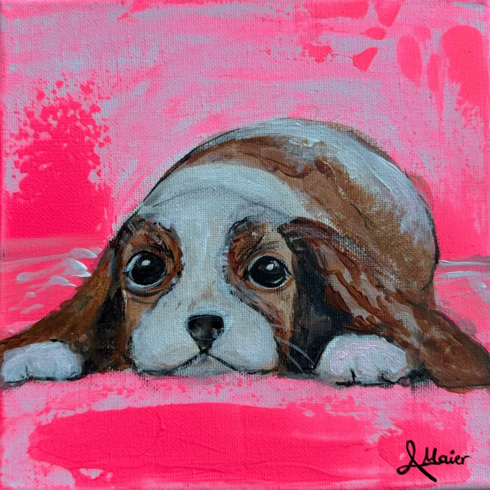 Hund mit Schlappohren Mini – Bild 6