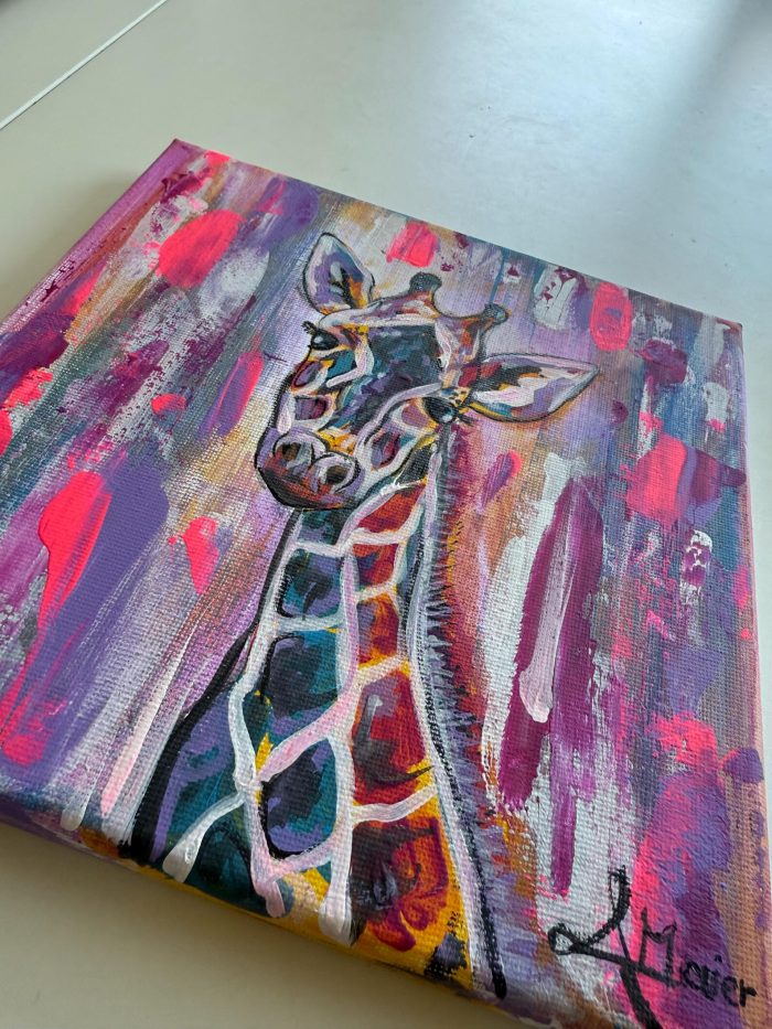 Farbenreiches Giraffen Mini – Bild 5