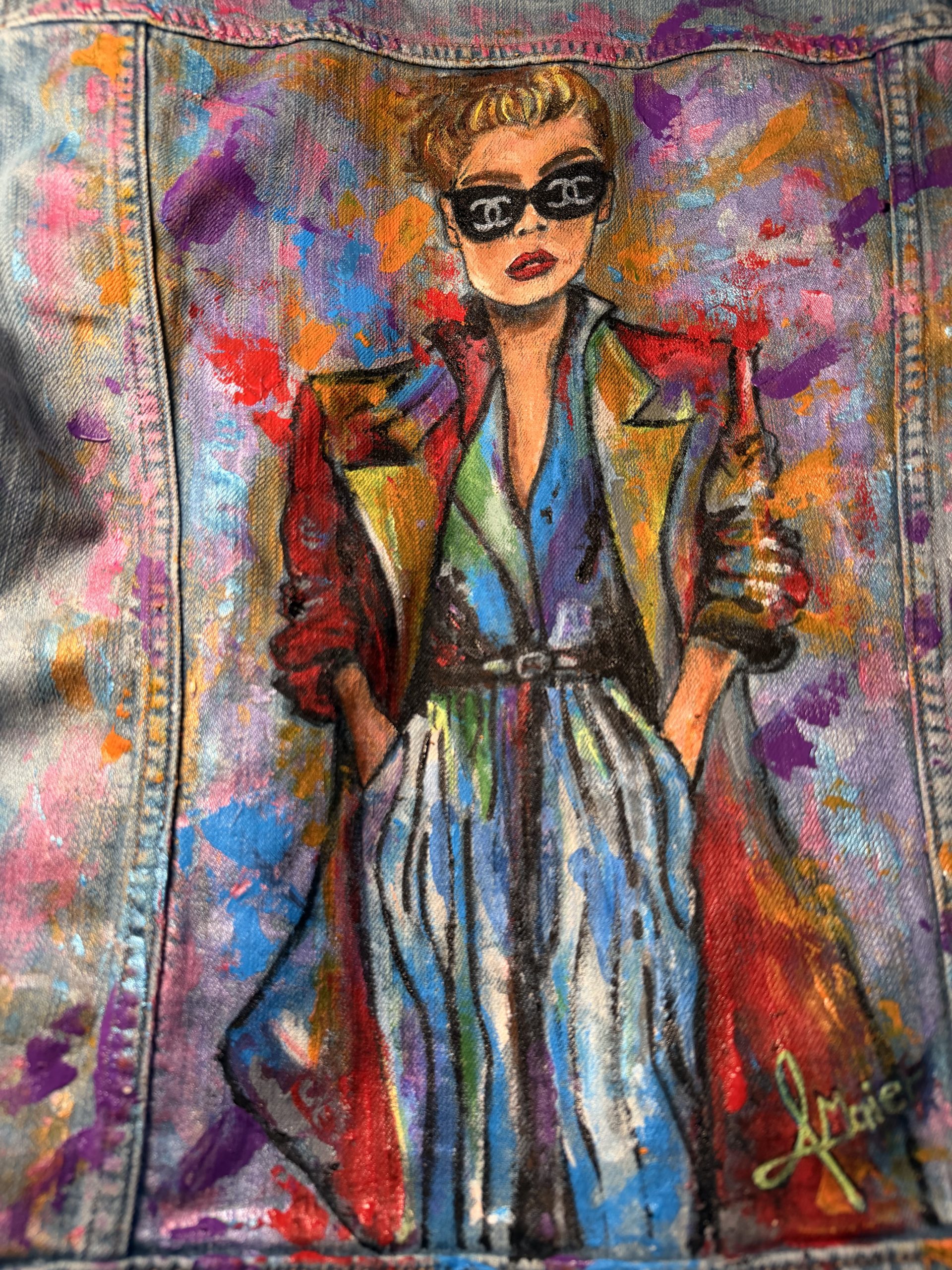 LEVIS helle Jeansjacke Fashion – Bild 8