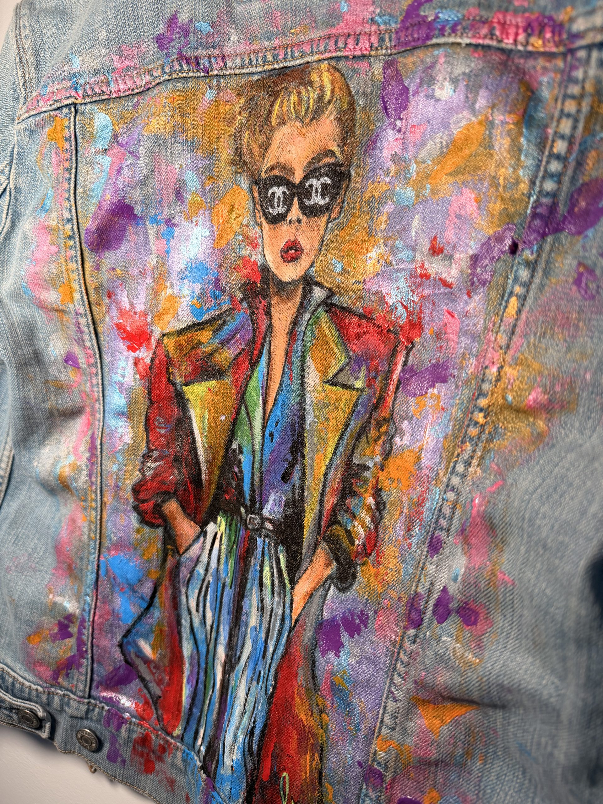 LEVIS helle Jeansjacke Fashion – Bild 7