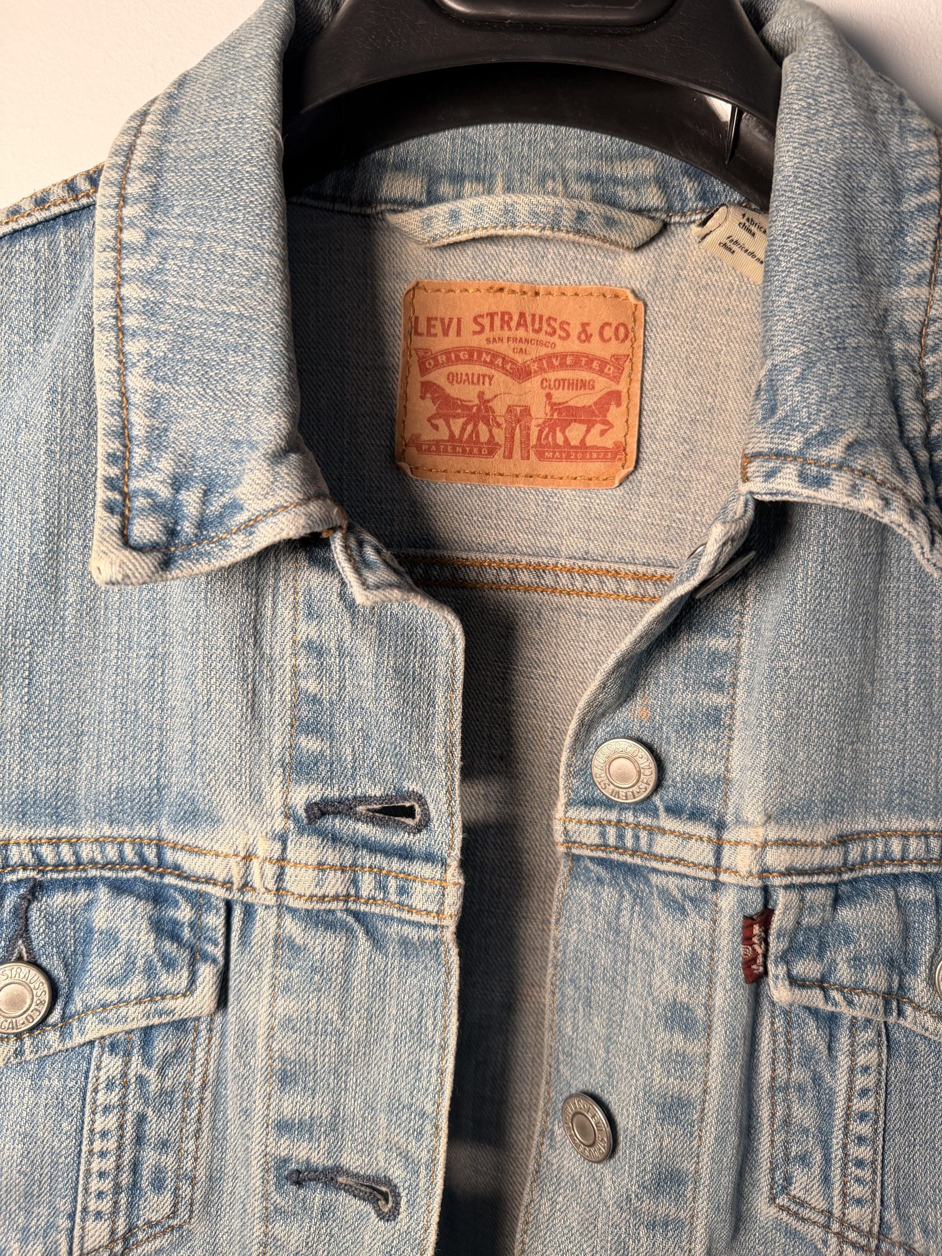 LEVIS helle Jeansjacke Fashion – Bild 12