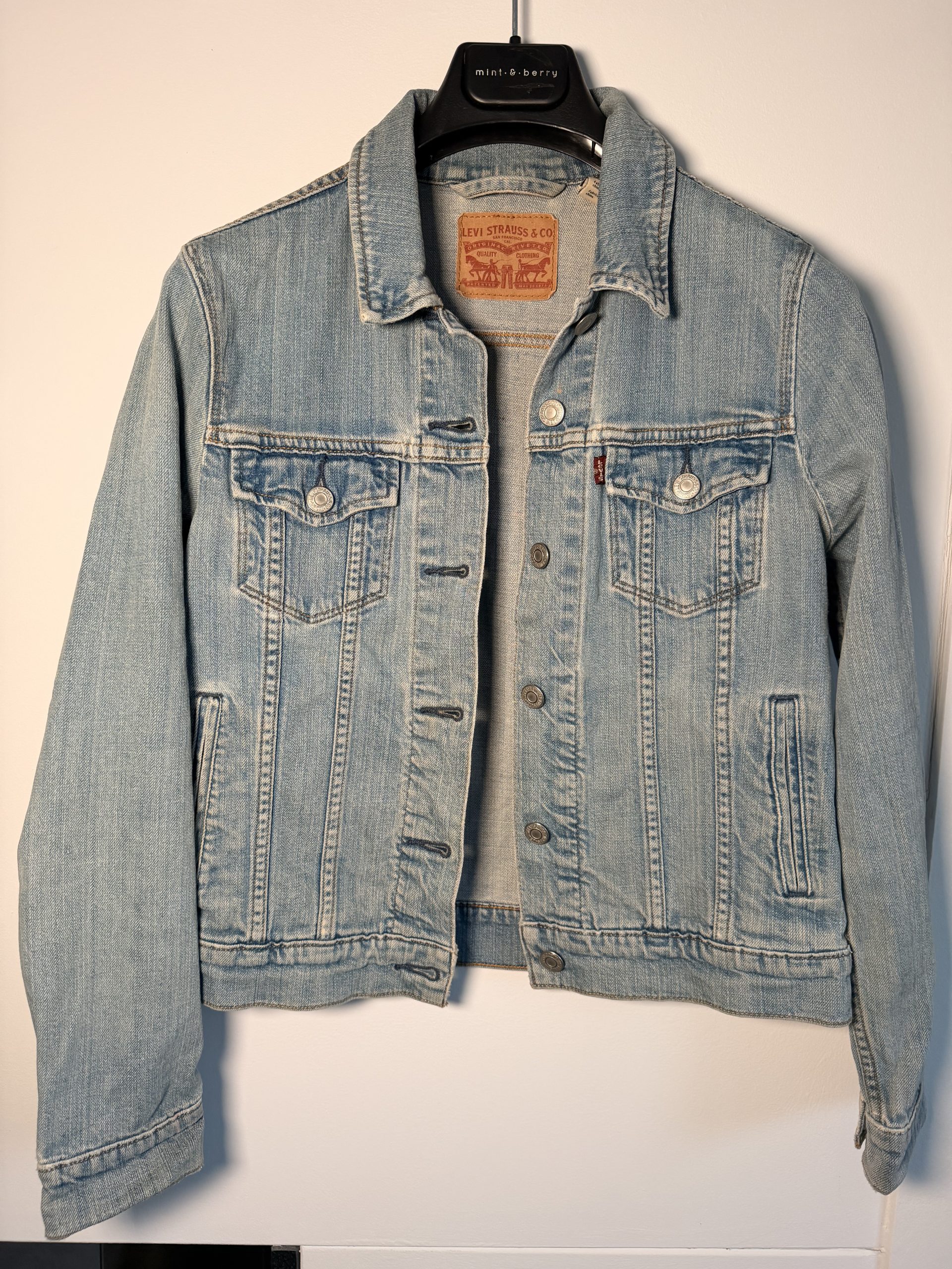 LEVIS helle Jeansjacke Fashion – Bild 11