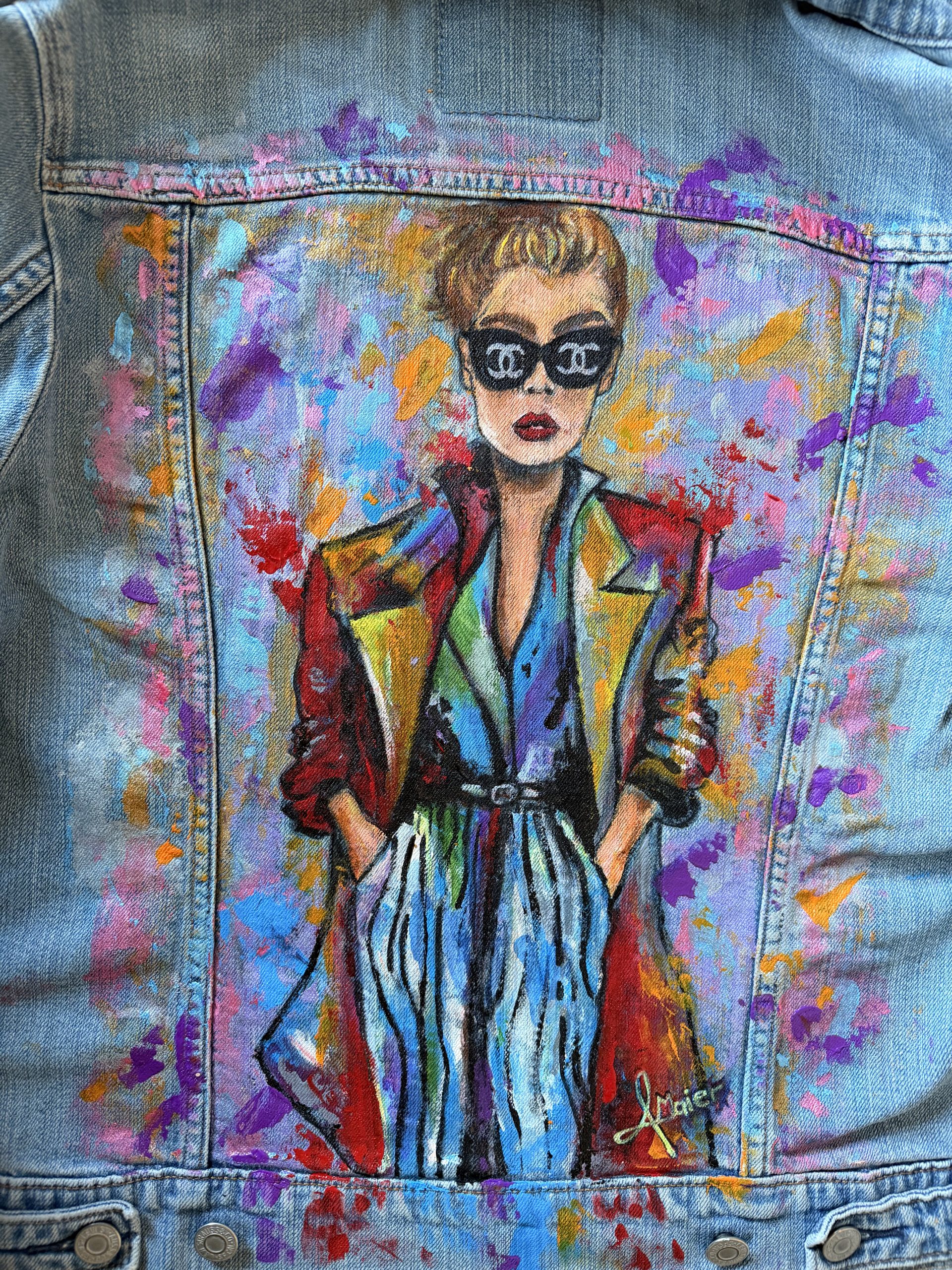 LEVIS helle Jeansjacke Fashion – Bild 5