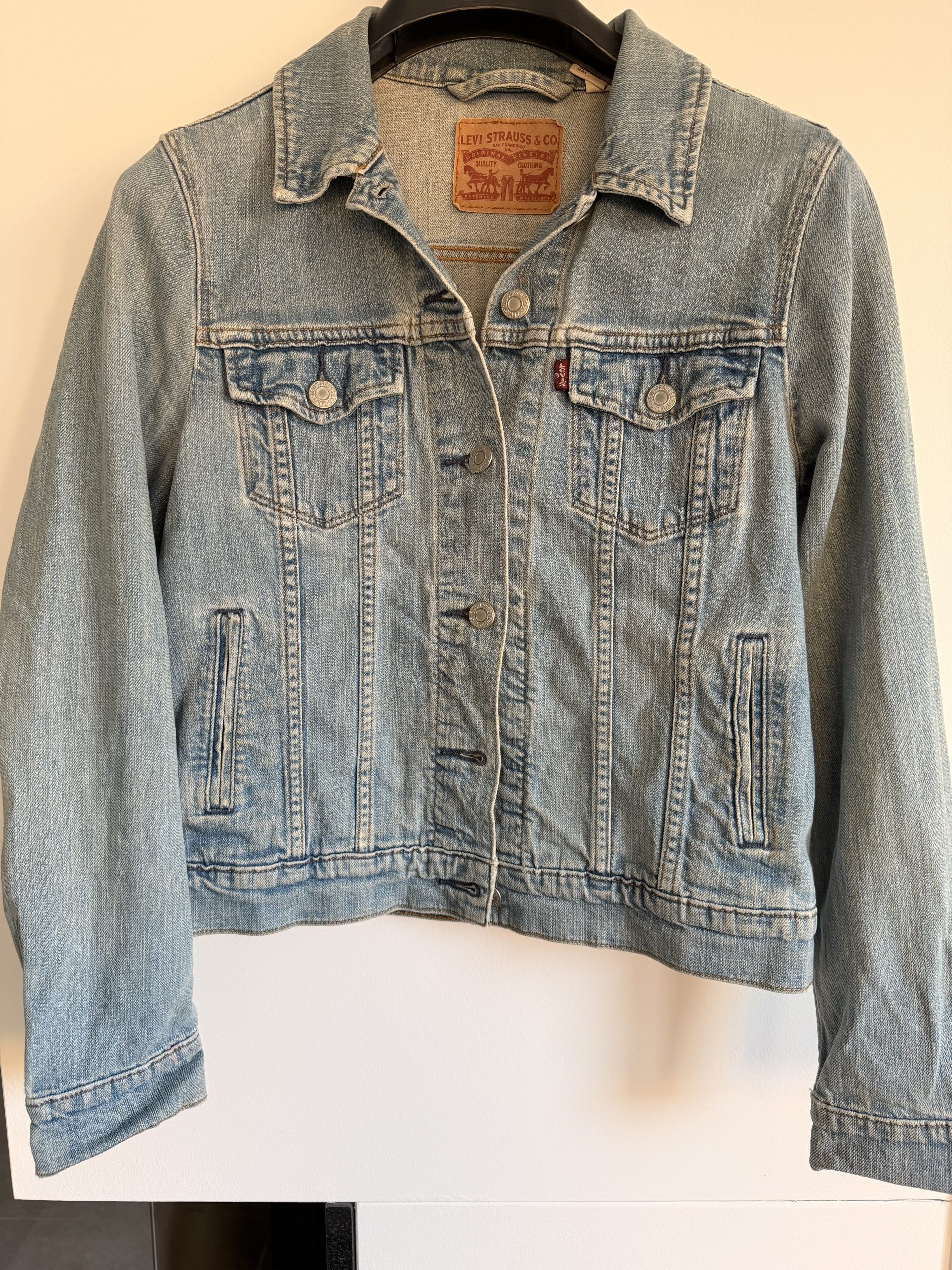 LEVIS helle Jeansjacke Fashion – Bild 10