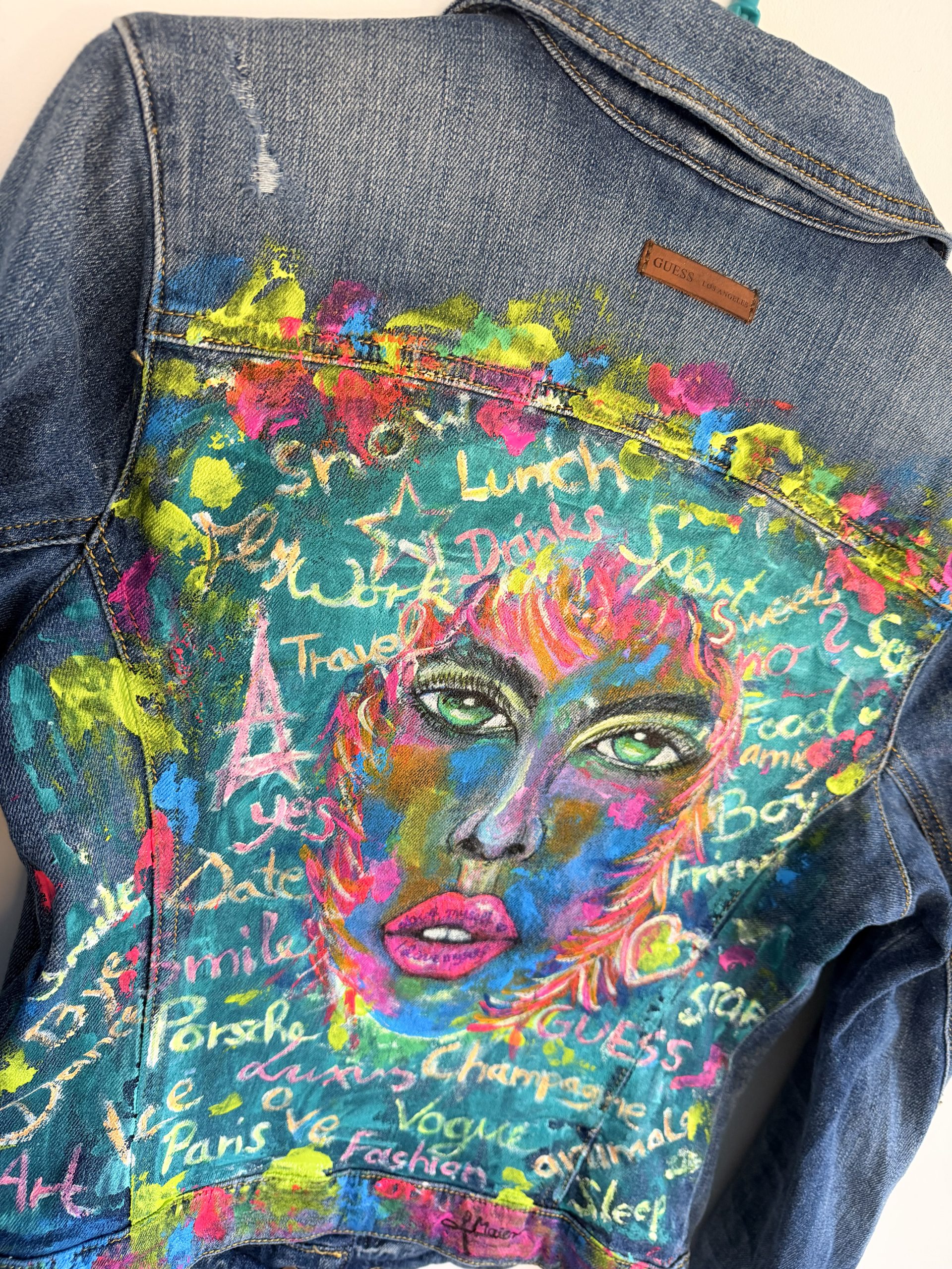 Knallige Guess Jeansjacke Woman – Bild 3