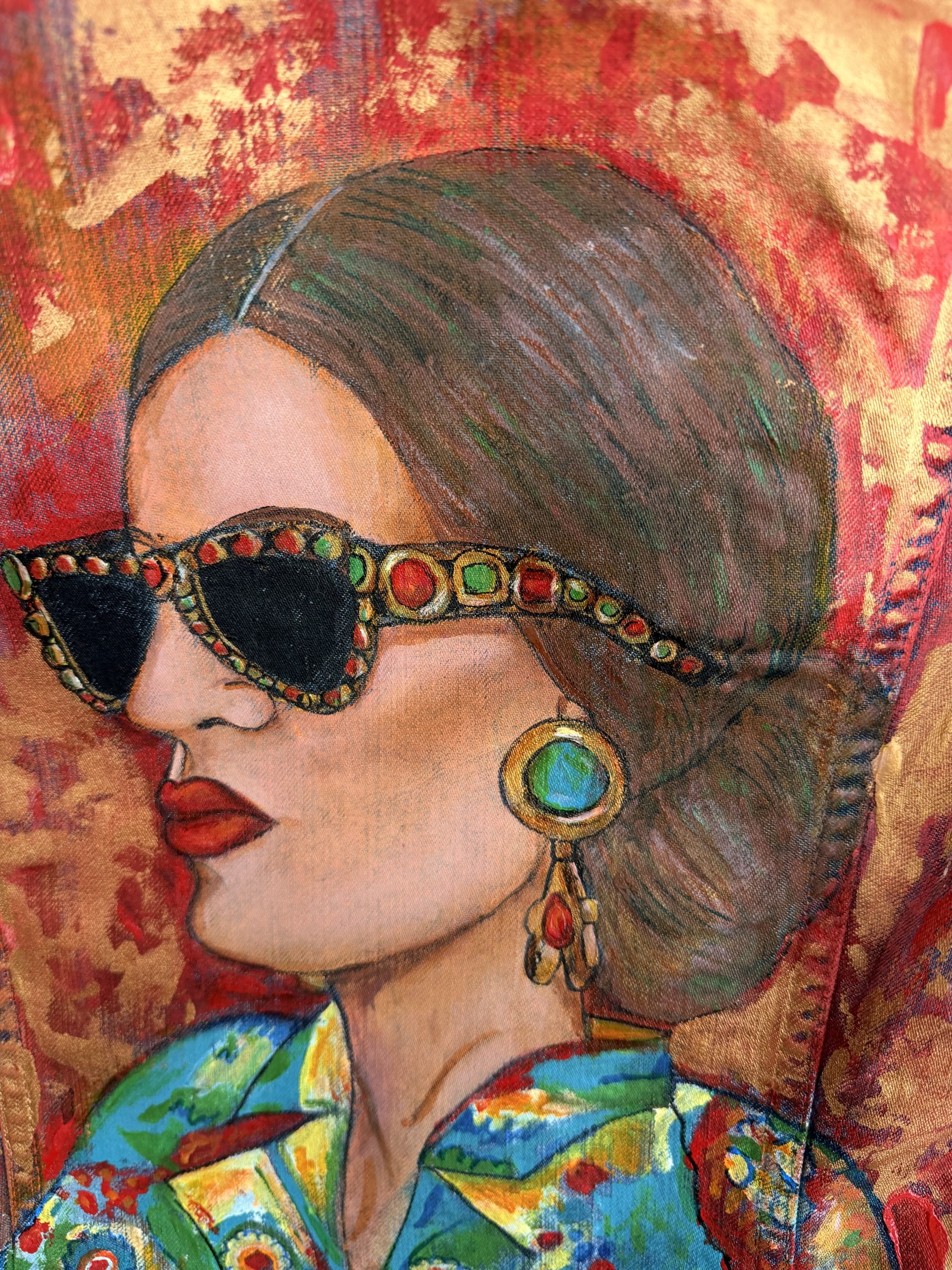 Helle Levis Jeansjacke mit Fashionlook – Bild 5