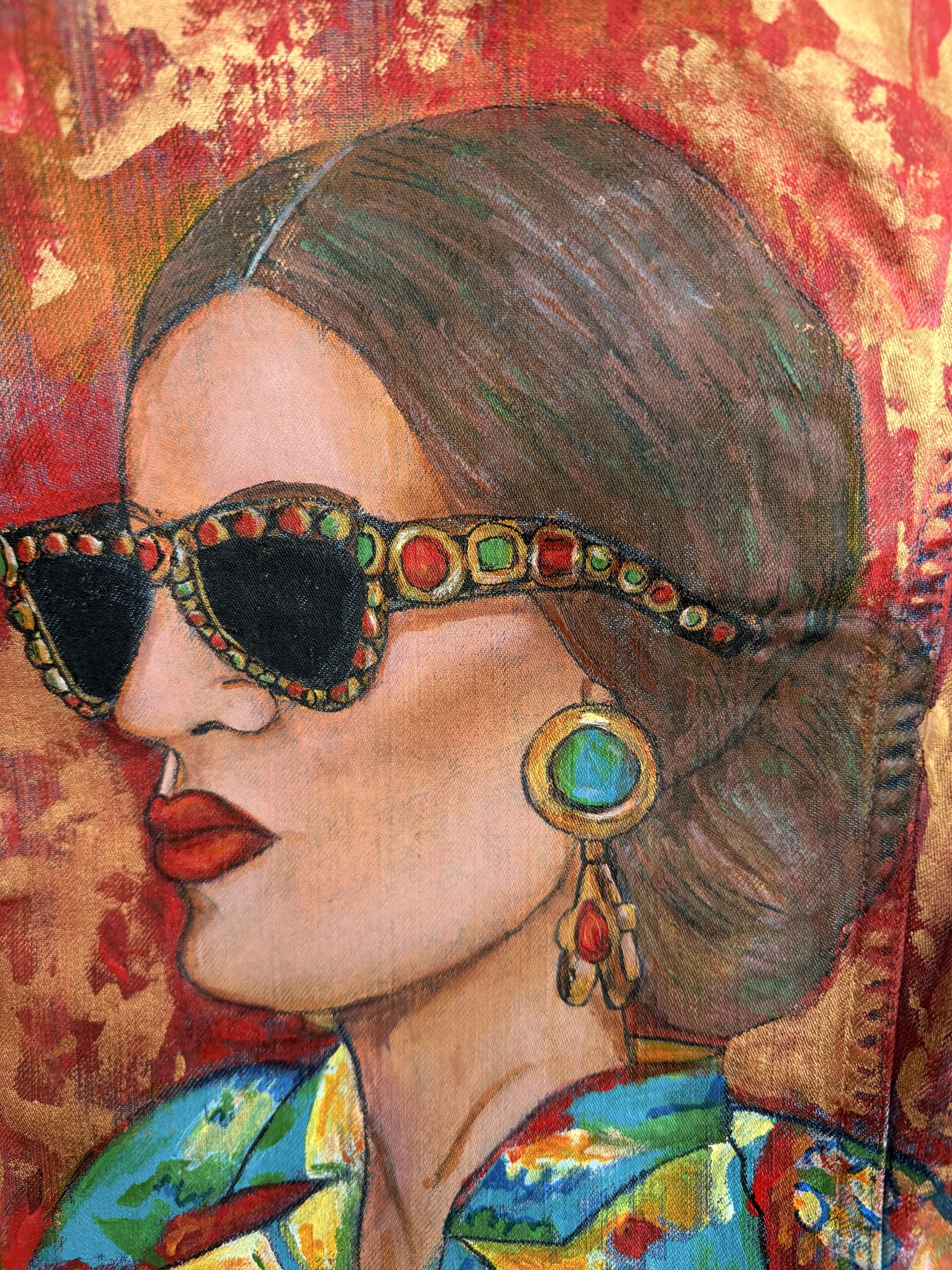 Helle Levis Jeansjacke mit Fashionlook – Bild 3