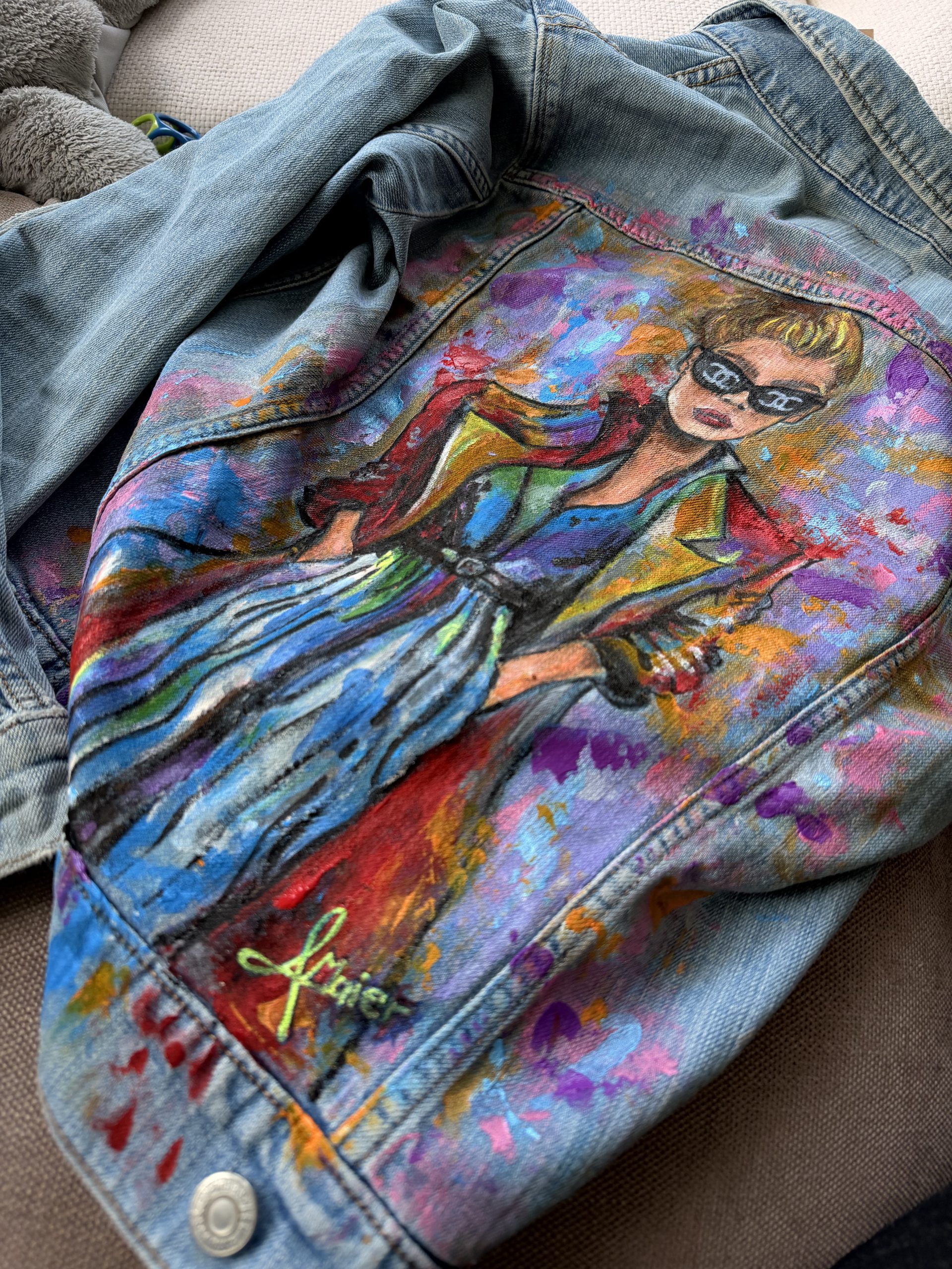 LEVIS helle Jeansjacke Fashion – Bild 9