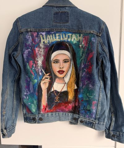 Schöne Levis Jeansjacke Sexy Nun