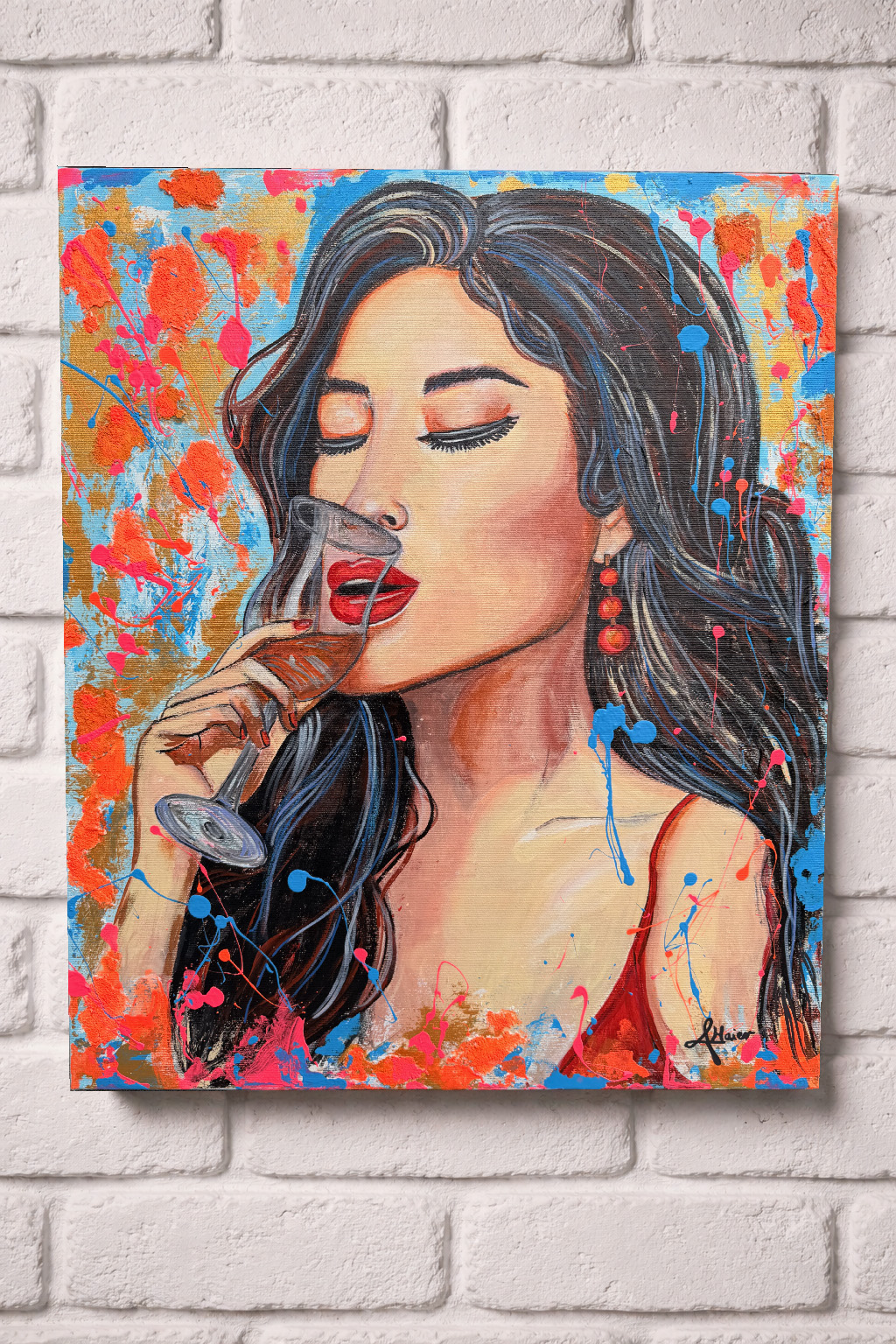 Colorful Nosing Girl